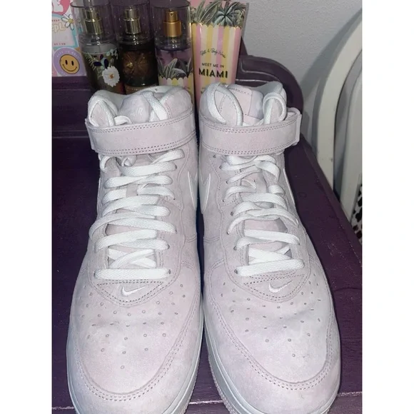 NIKE AIR FORCE 1 MID '07 QS 'VENICE' Purple / Gray Size 12 - Men's - Picture 10 of 16